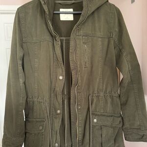 Abercrombie & Fitch Khaki Women's Utility Jacket